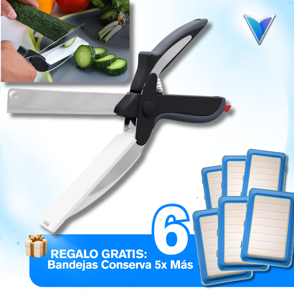 ⚡BLADERSTORM® TITANIUM PRO - Tijera Quirúrgica Profesional Acero Premium + 6 Bandejas Conservación GRATIS